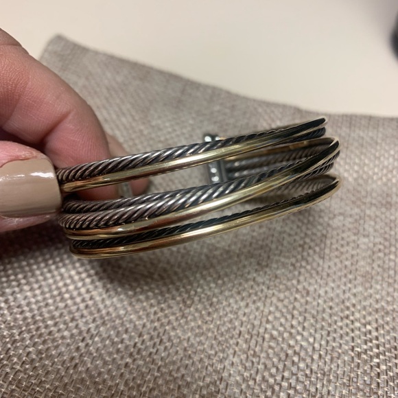 David Yurman 4 Row Crossover Bracelet - Picture 5 of 8